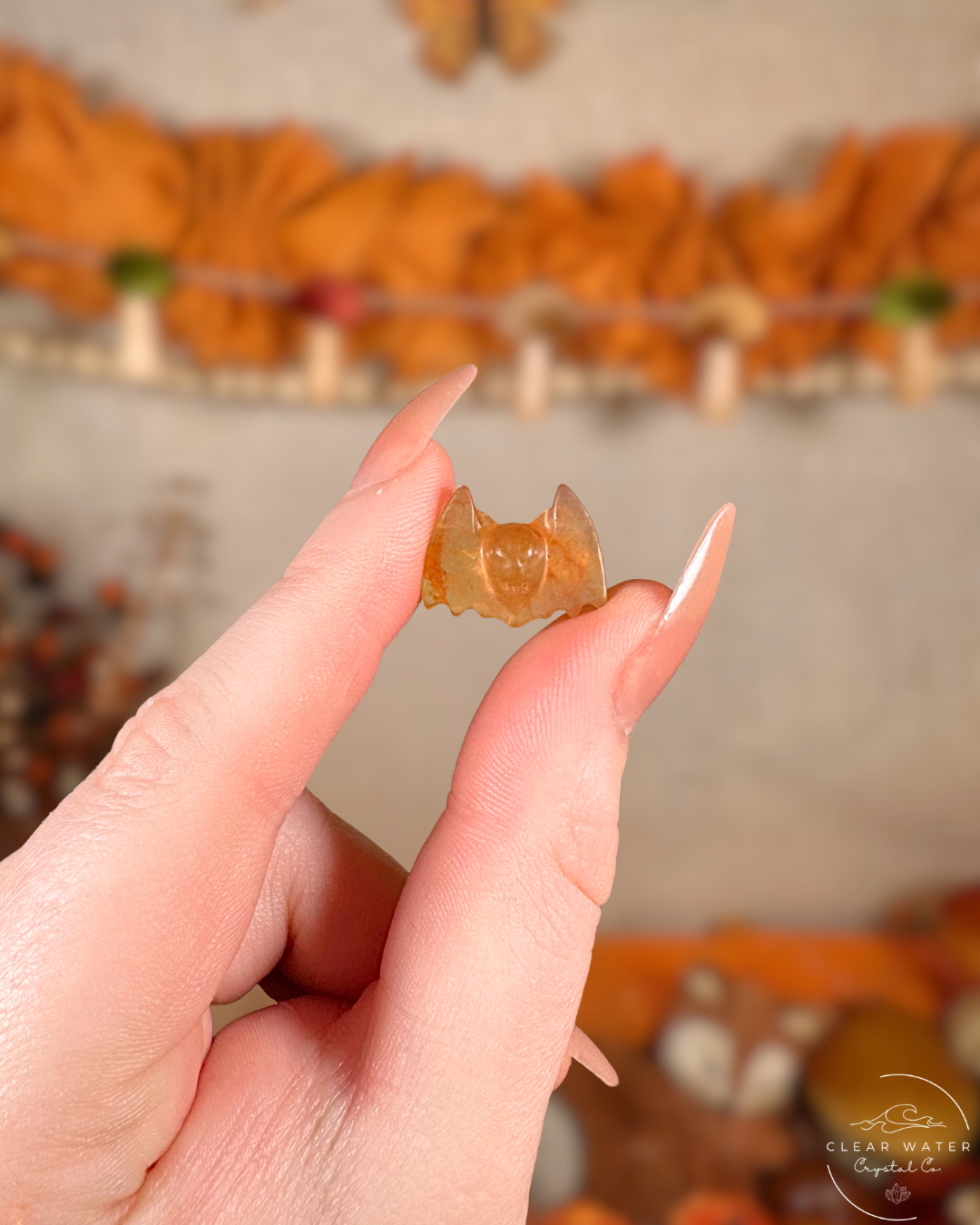 Halloween Fluorite Carvings – Ghosts, Pumpkins and Bats OH MY!
