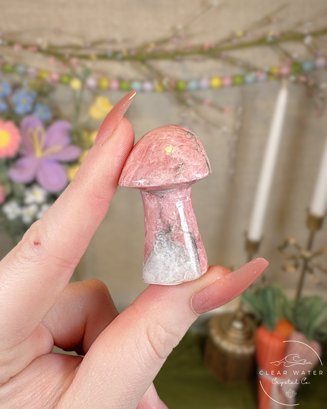 Rhodochrosite Mushroom – Argentina