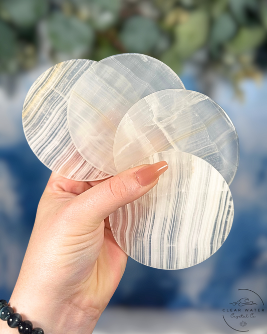 Mexican White Onyx Coaster (Set of 4)