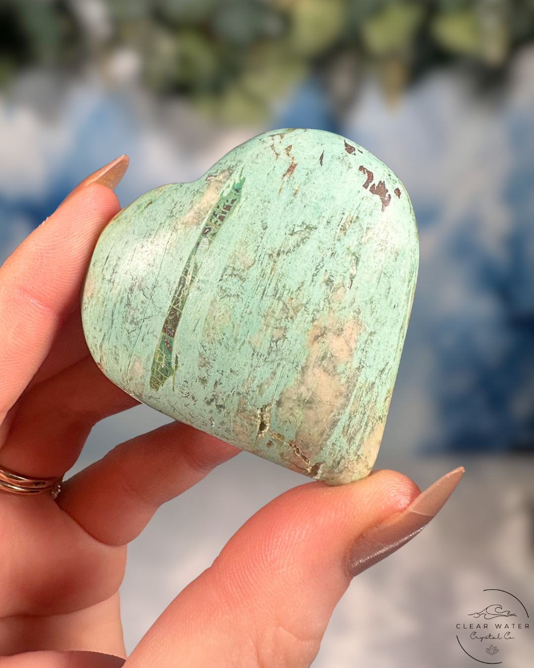 Peruvian Turquoise Hearts: Andean Serenity