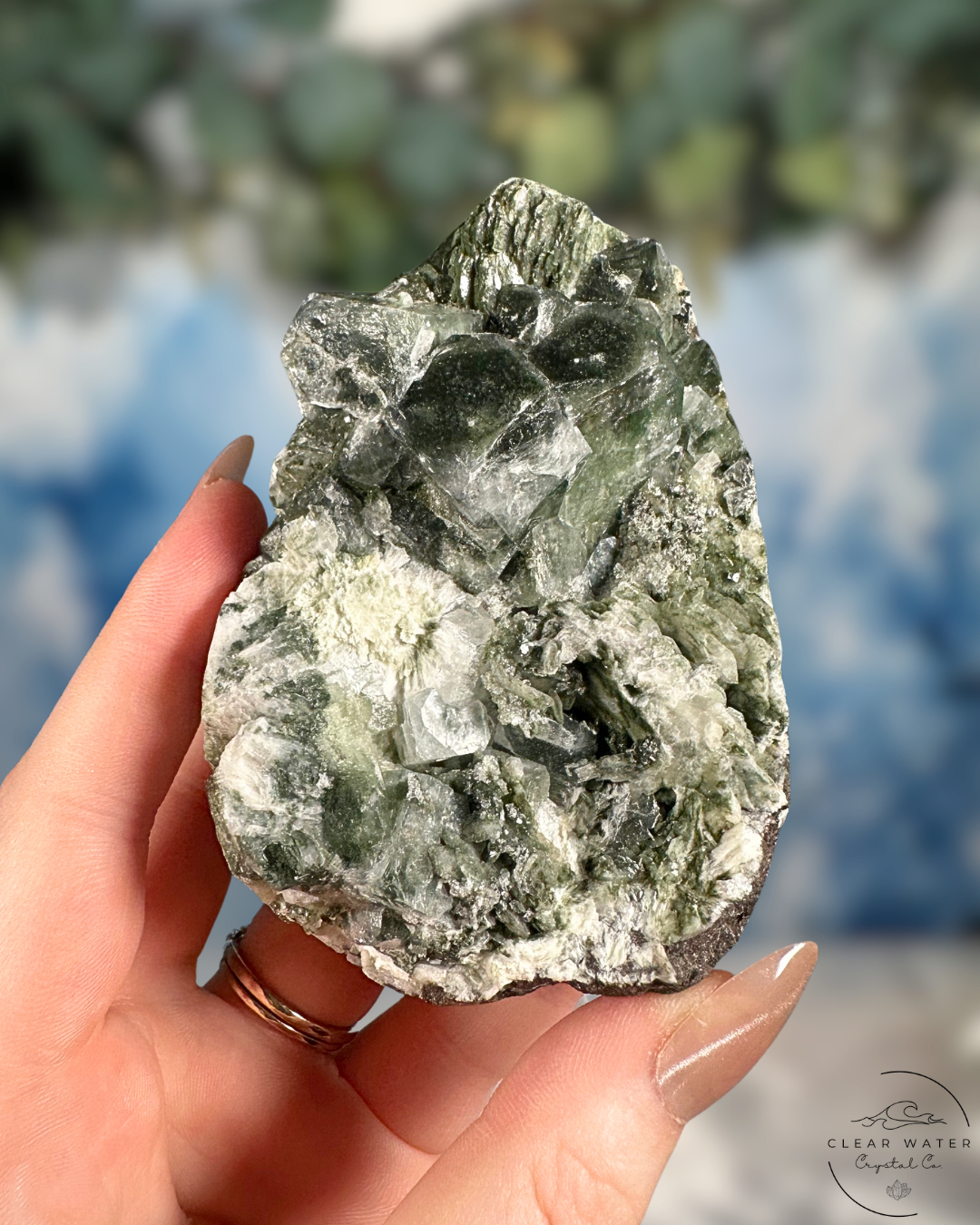 Apophyllite Specimen: Deep Forest
