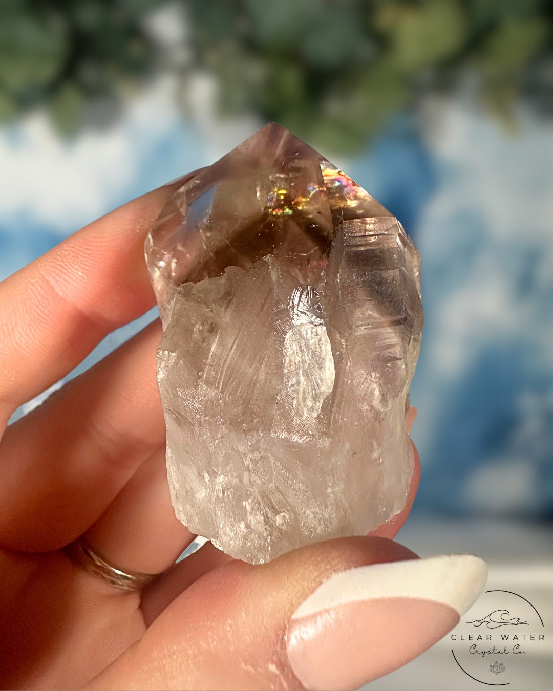 Smoky Amethyst Phantom Points: Bahia's Spectral Beauty