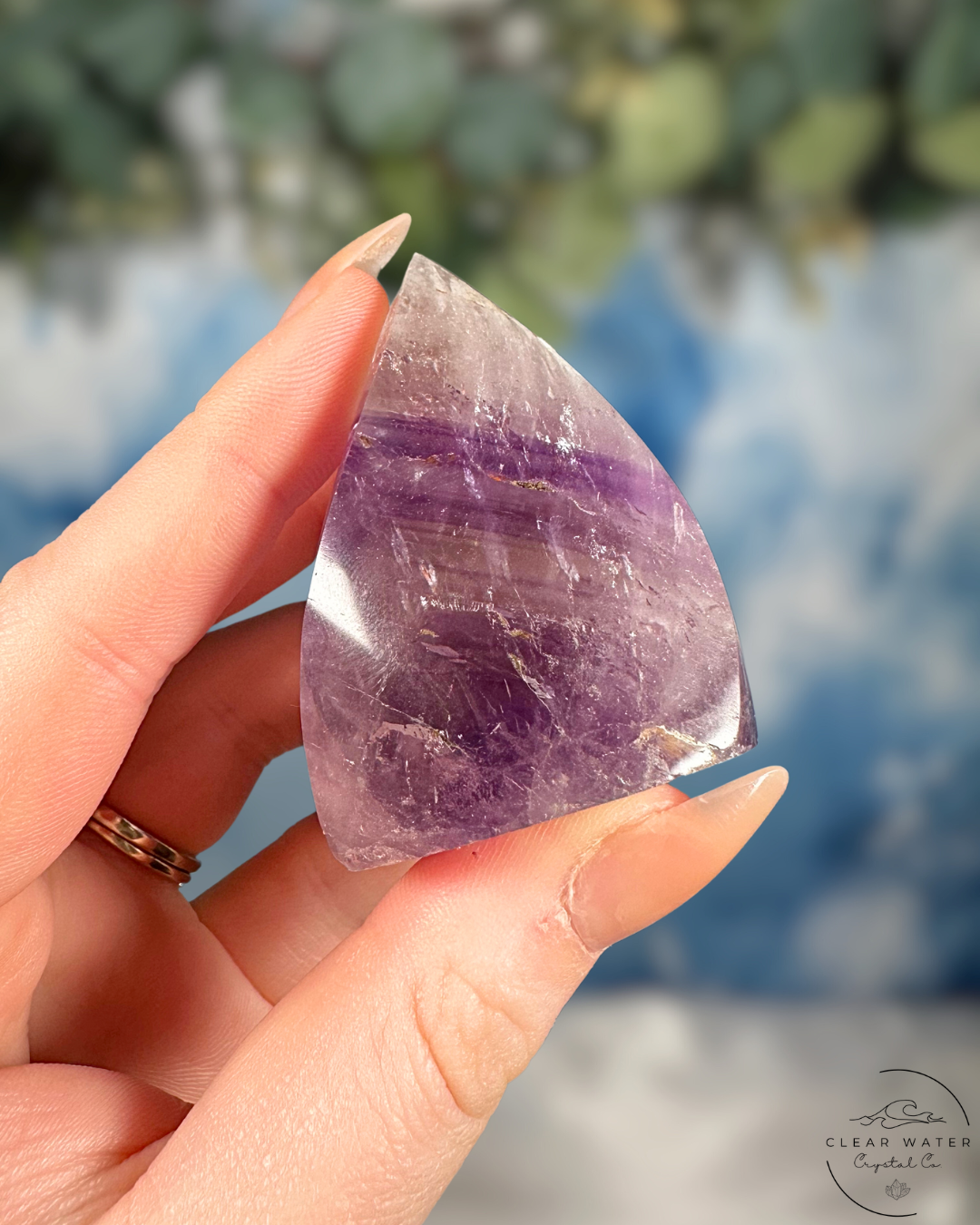 Brazilian Amethyst Flames- Phantoms, Rainbows & Royal Hues