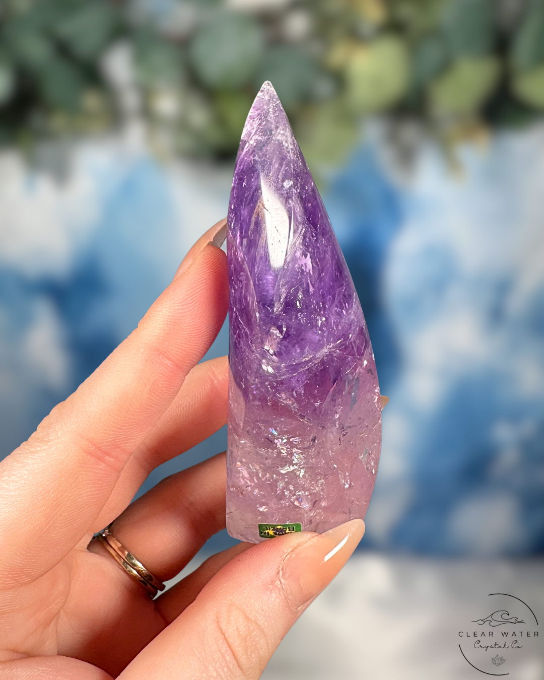Brazilian Amethyst Flames- Phantoms, Rainbows & Royal Hues