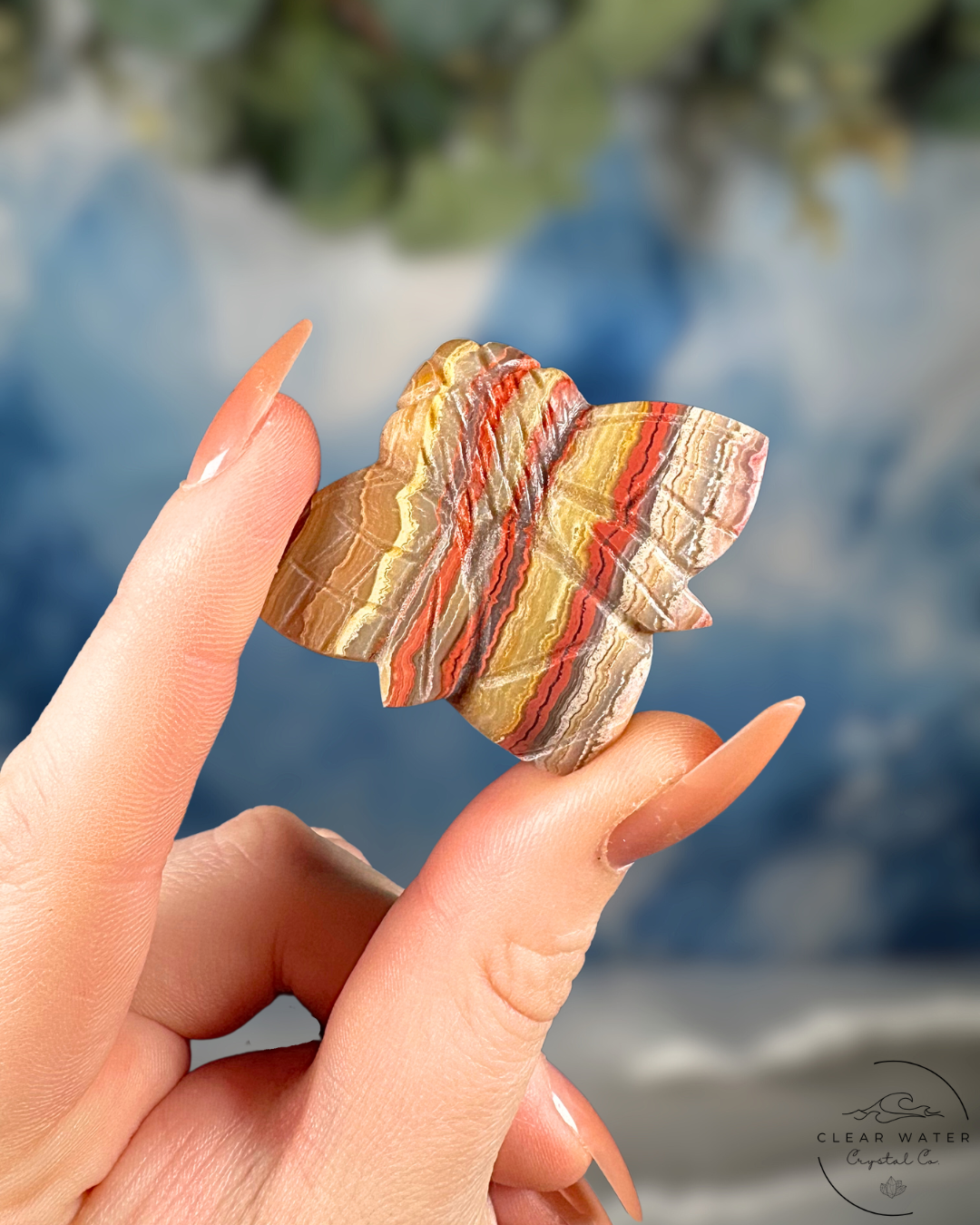Indonesian Pink Crazy Lace Agate Bee – The Honeybloom
