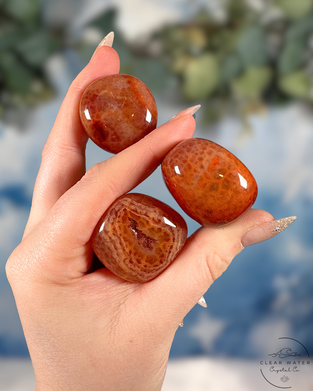Fire Agate Tumble: Fiery Depths
