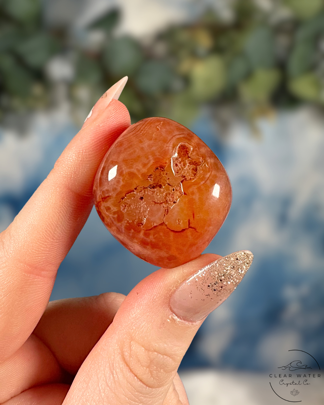 Fire Agate Tumble: Fiery Depths