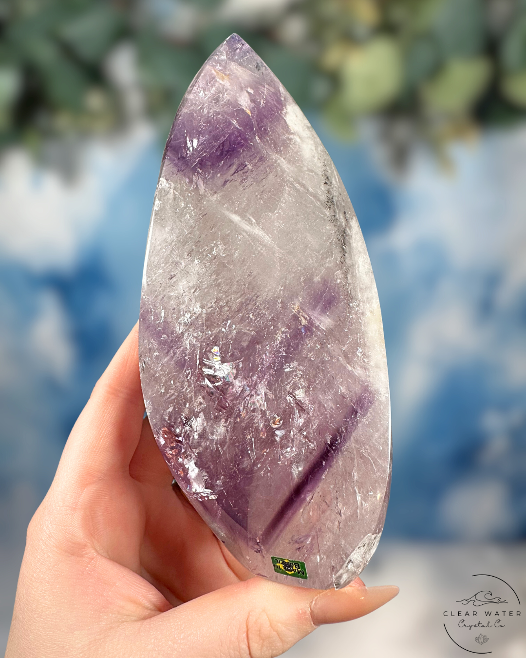 Brazilian Amethyst Flames- Phantoms, Rainbows & Royal Hues