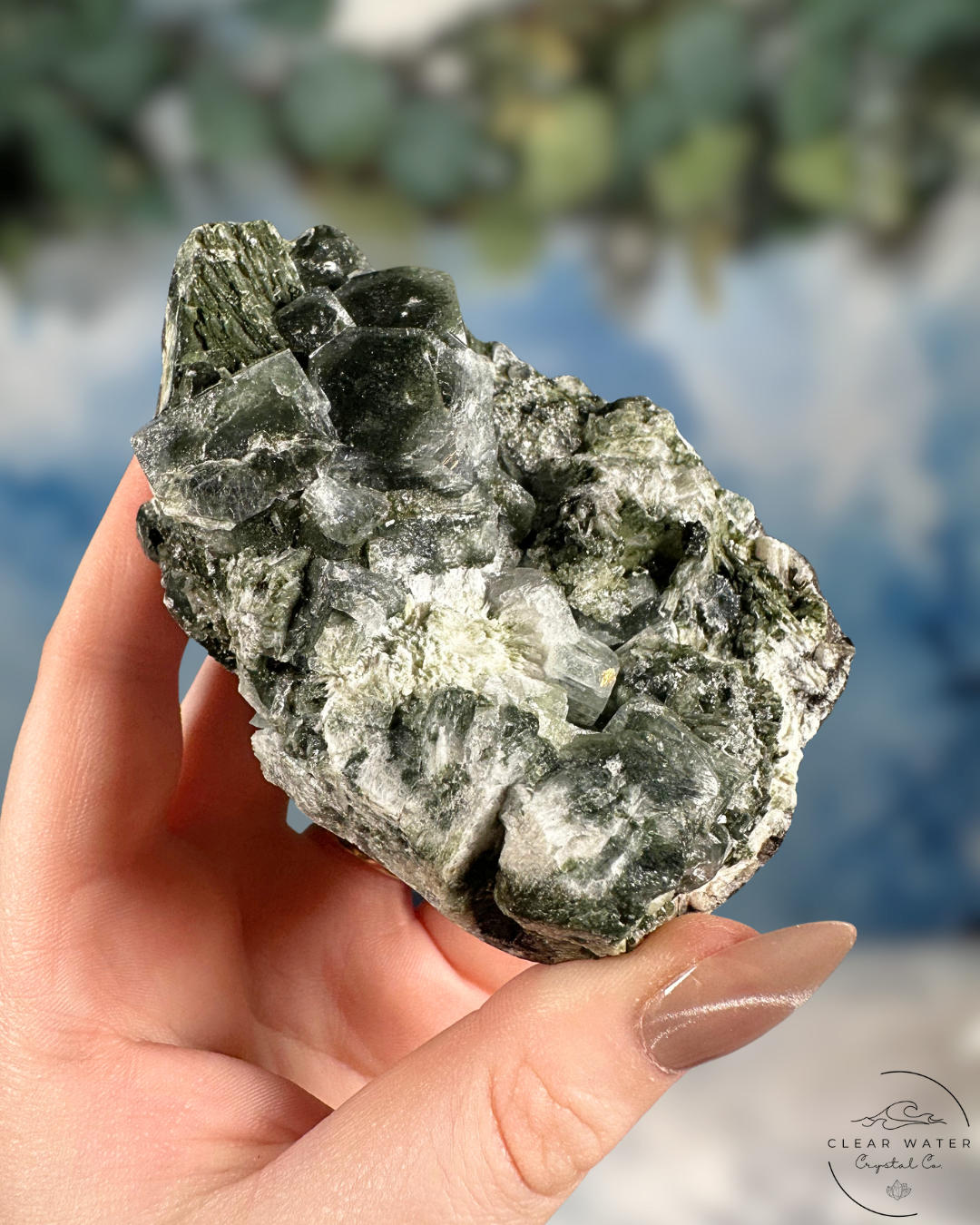 Apophyllite Specimen: Deep Forest