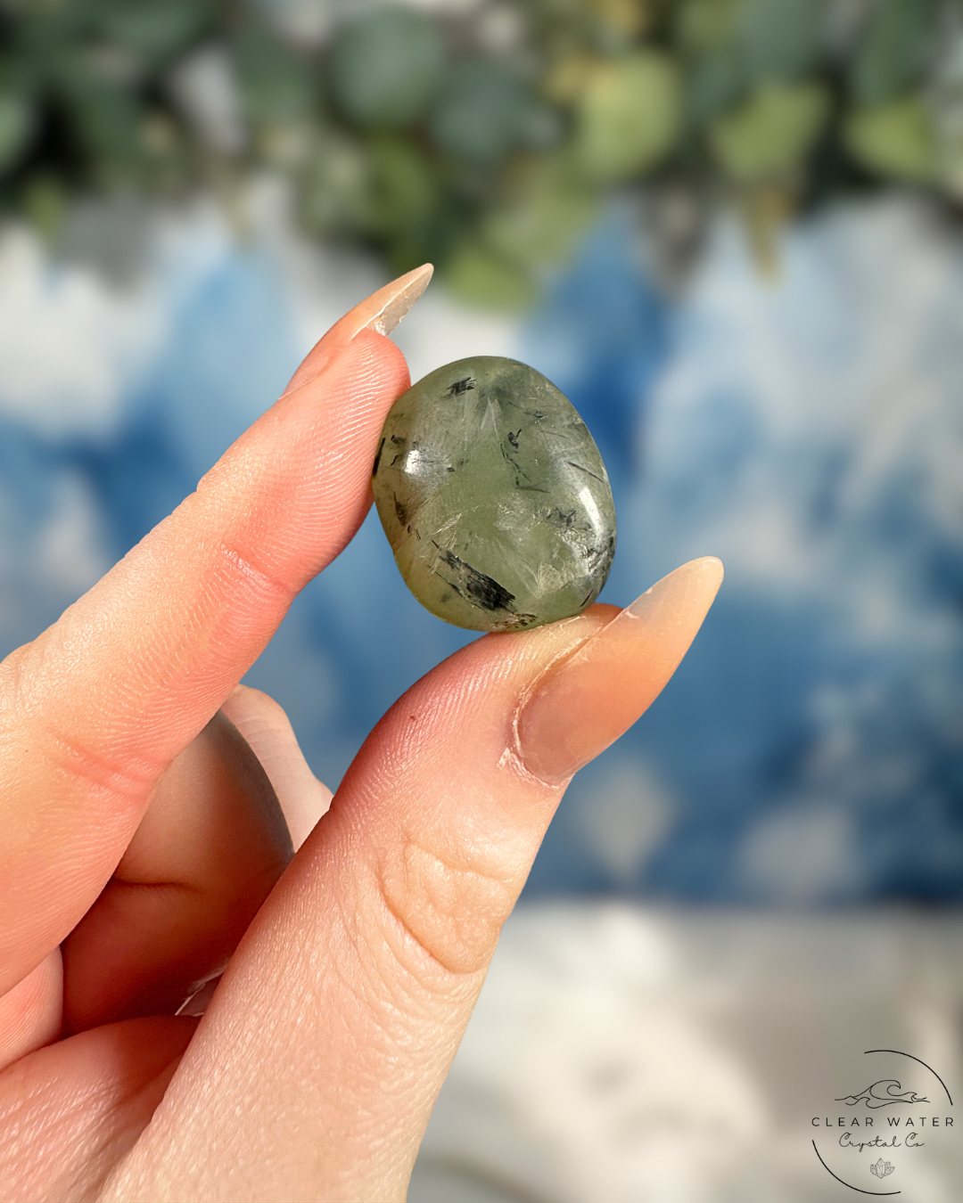 Prehnite Tumble: Heartfelt Calm & Gentle Healing