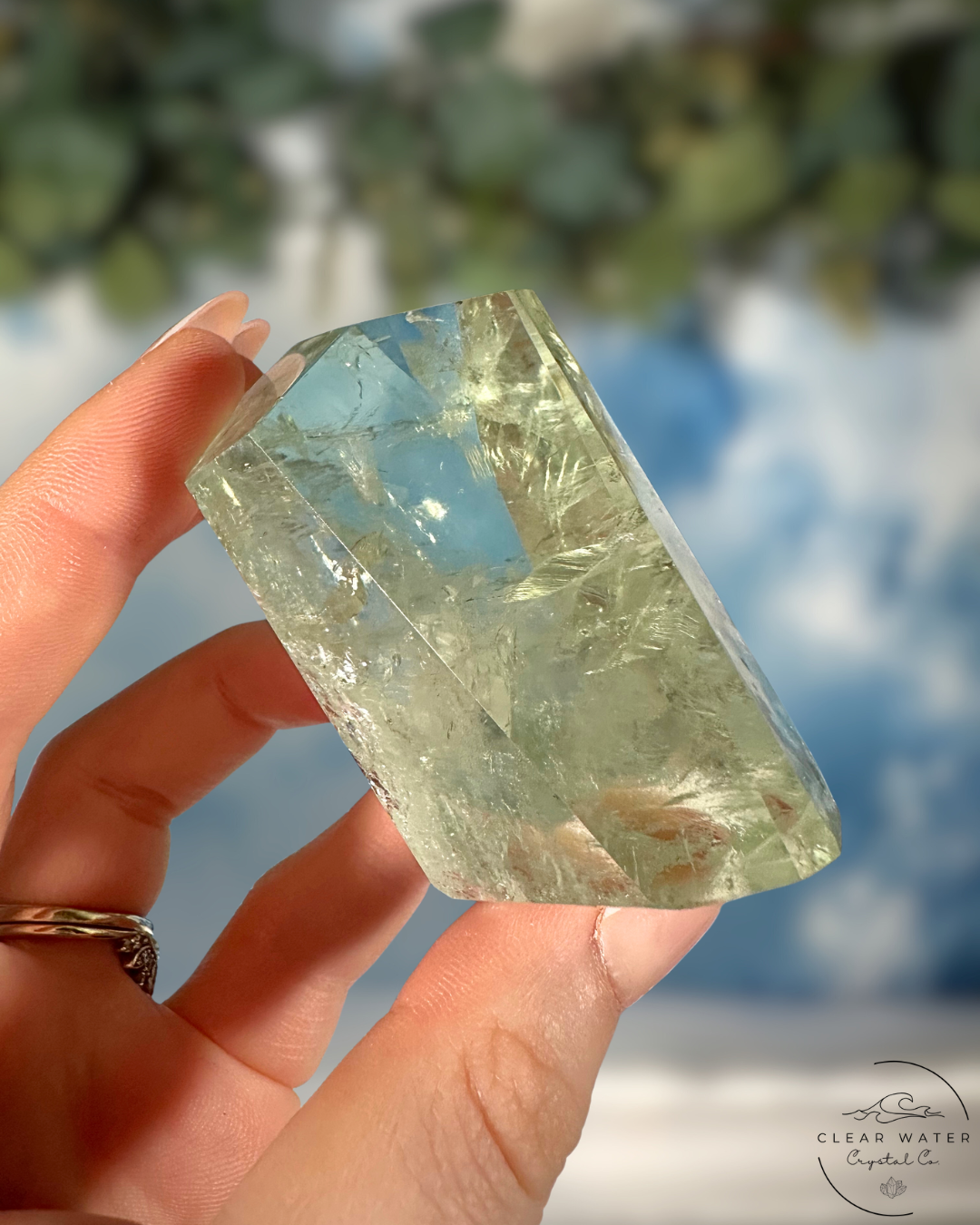 Prasiolite (Green Amethyst) Freeforms: Radiant Light