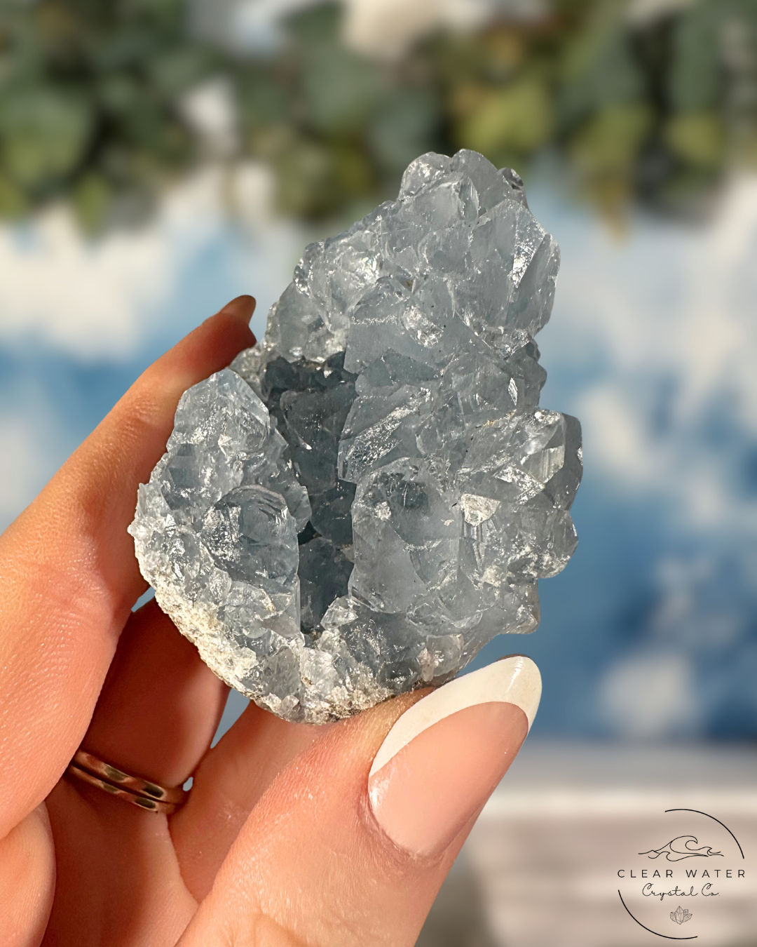 Celestite Clusters: Whispers of the Heavens