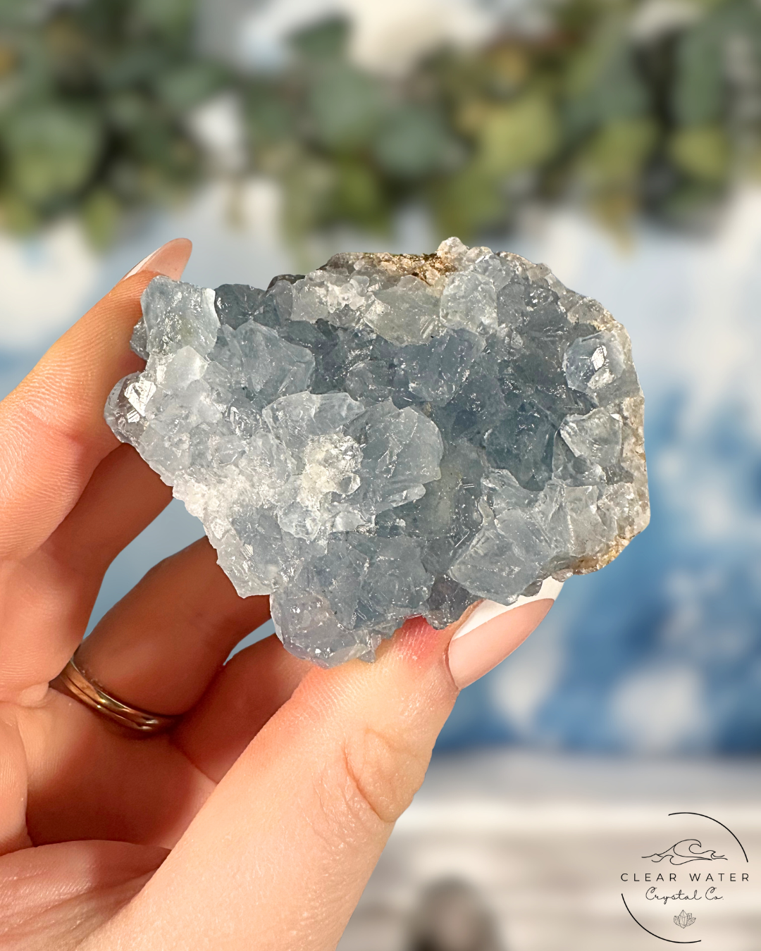 Celestite Clusters: Whispers of the Heavens