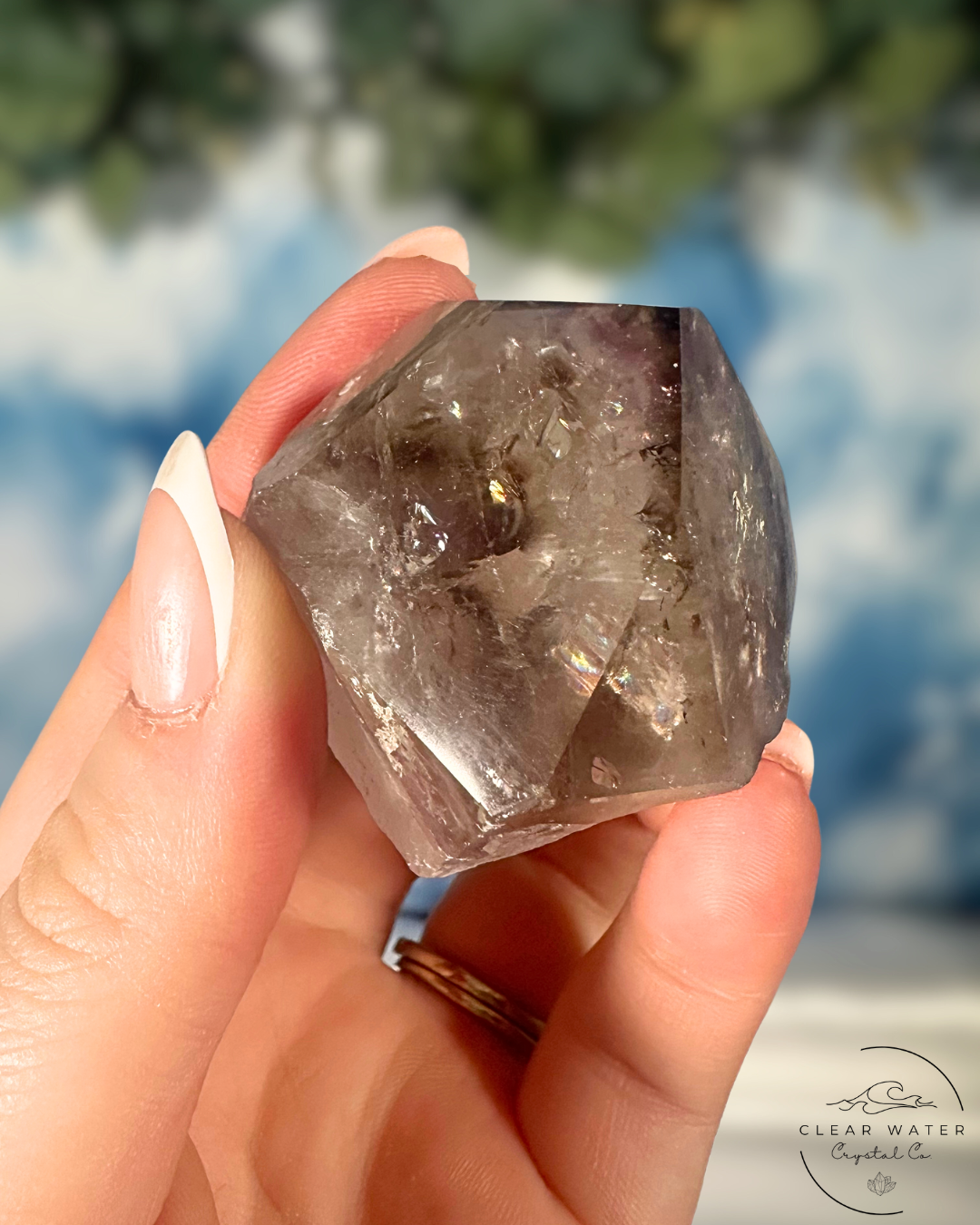 Smoky Amethyst Phantom Points: Bahia's Spectral Beauty