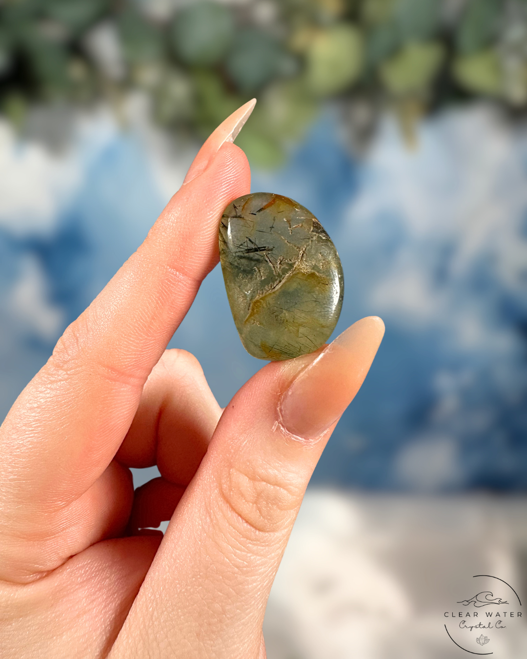 Prehnite Tumble: Heartfelt Calm & Gentle Healing