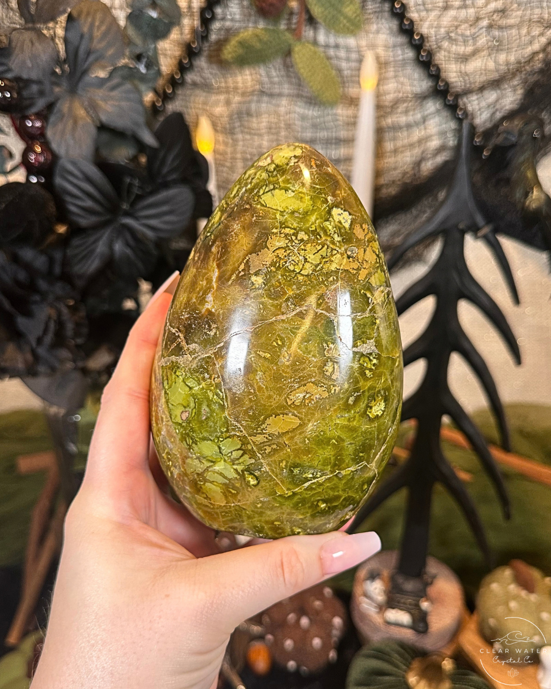 Large Green Opal Freeform
