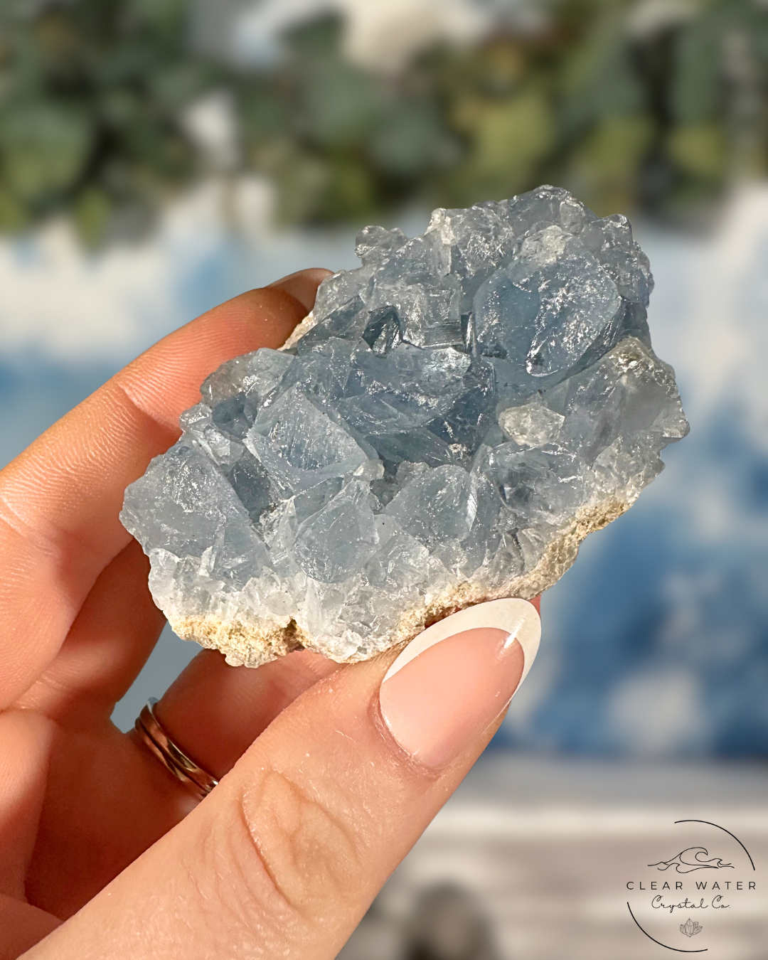 Celestite Clusters: Whispers of the Heavens