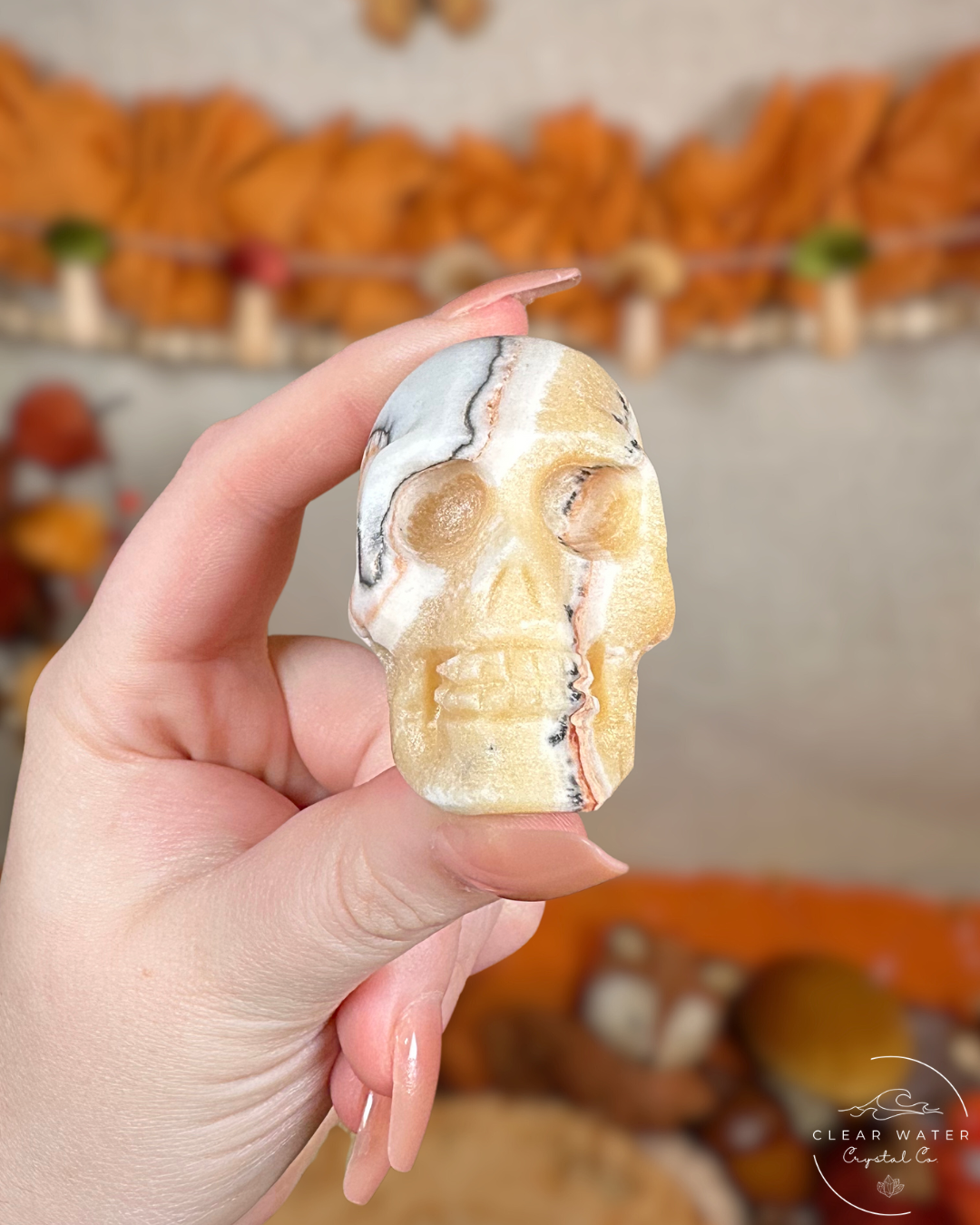 Mexican Onyx Skull- The Hearthguard
