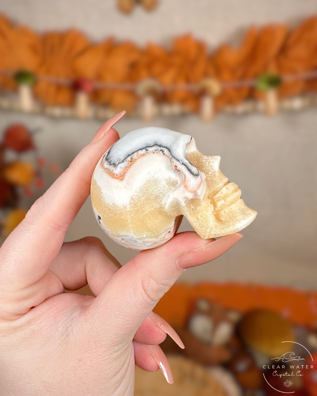 Mexican Onyx Skull- The Hearthguard