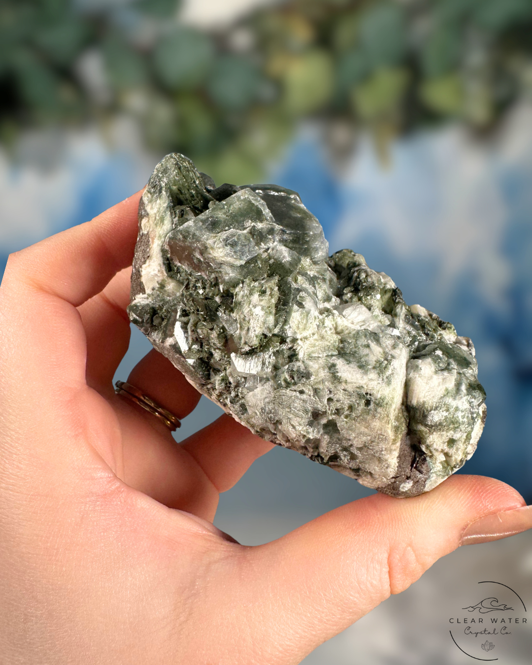 Apophyllite Specimen: Deep Forest