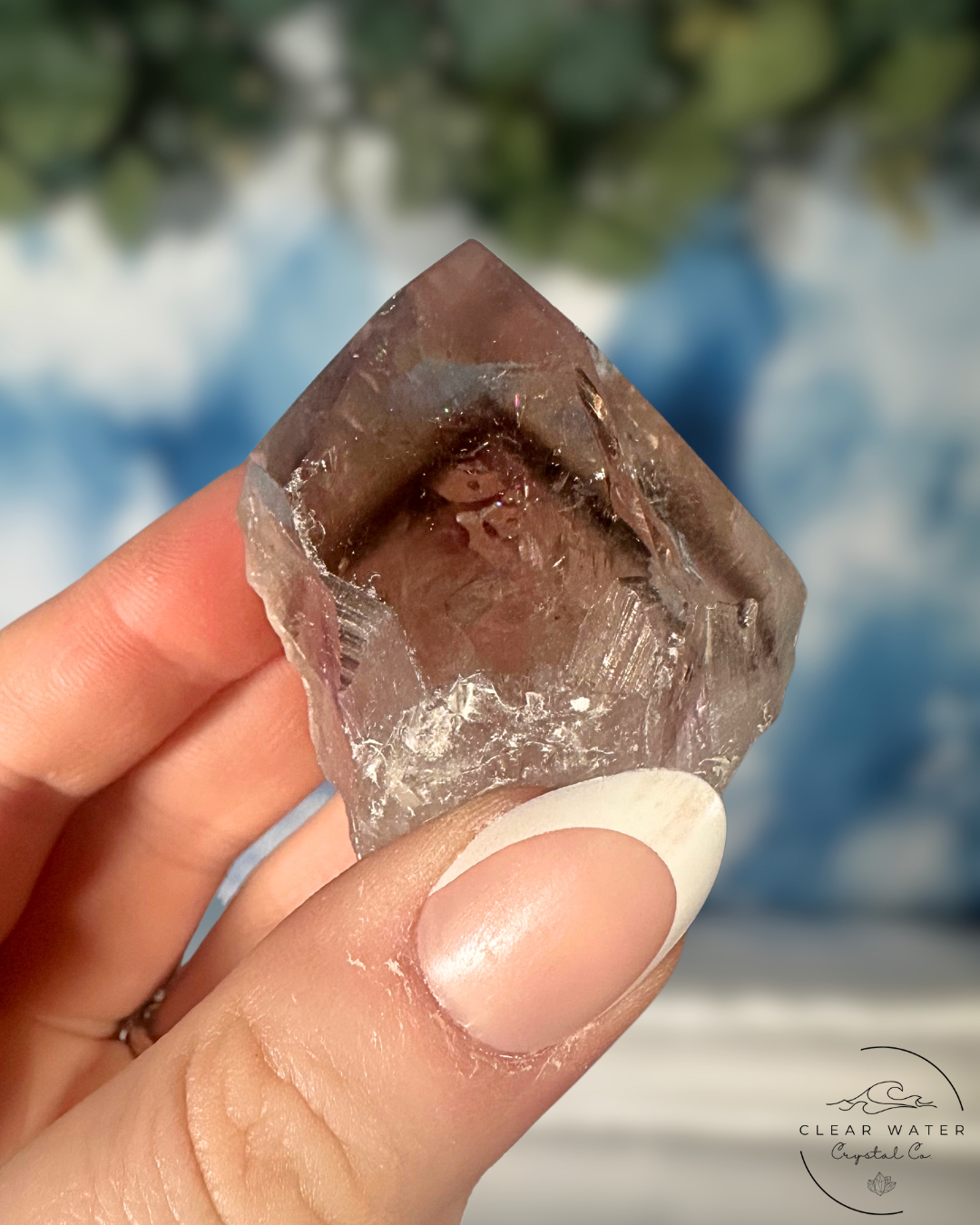 Smoky Amethyst Phantom Points: Bahia's Spectral Beauty