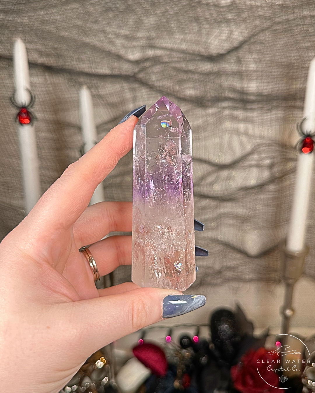 Brazilian Phantom Amethyst Towers