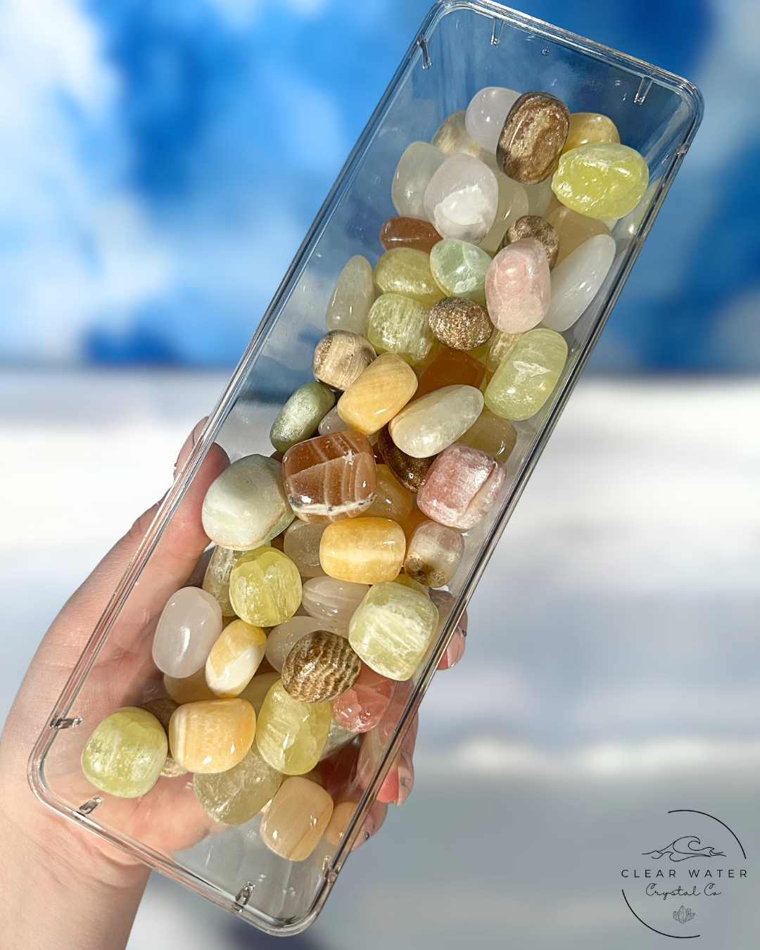 Pastel Calcite Tumble Scoop