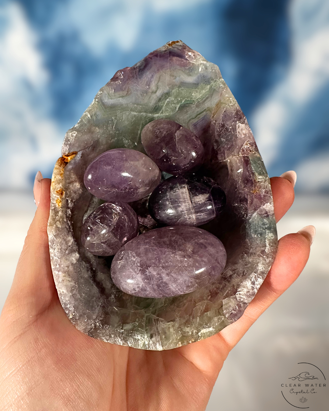 Mexican Rainbow Fluorite Bowls
