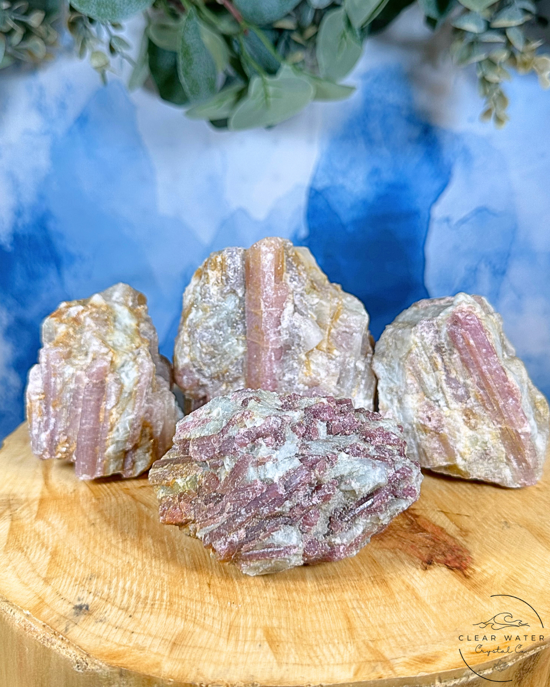 Pink Tourmaline in Matrix: Raw Radiance