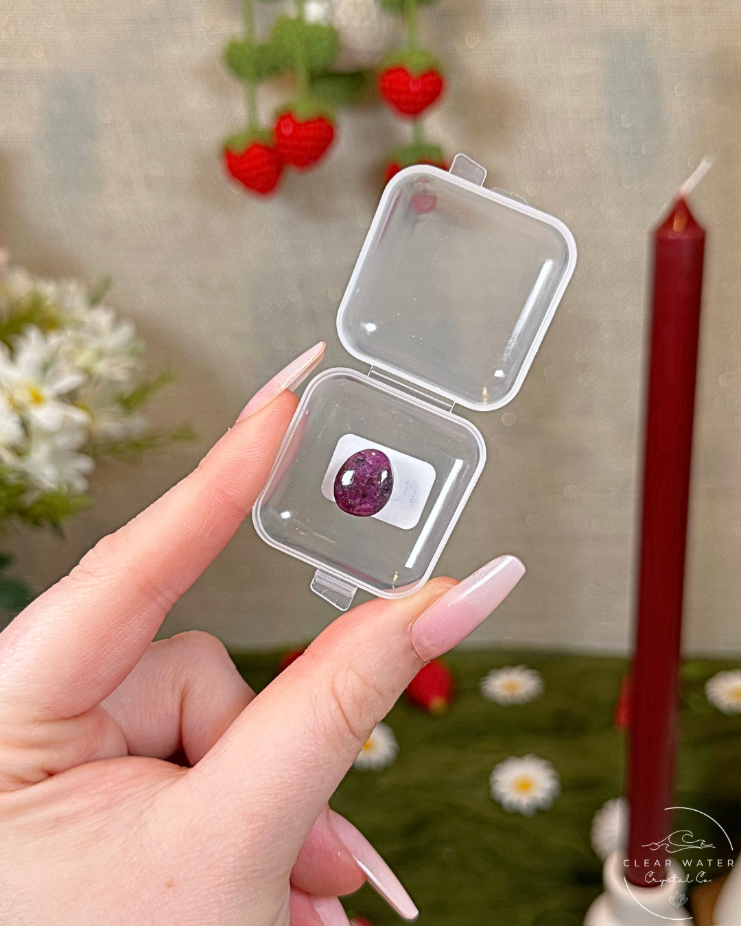Gem Ruby Button Carvings | India