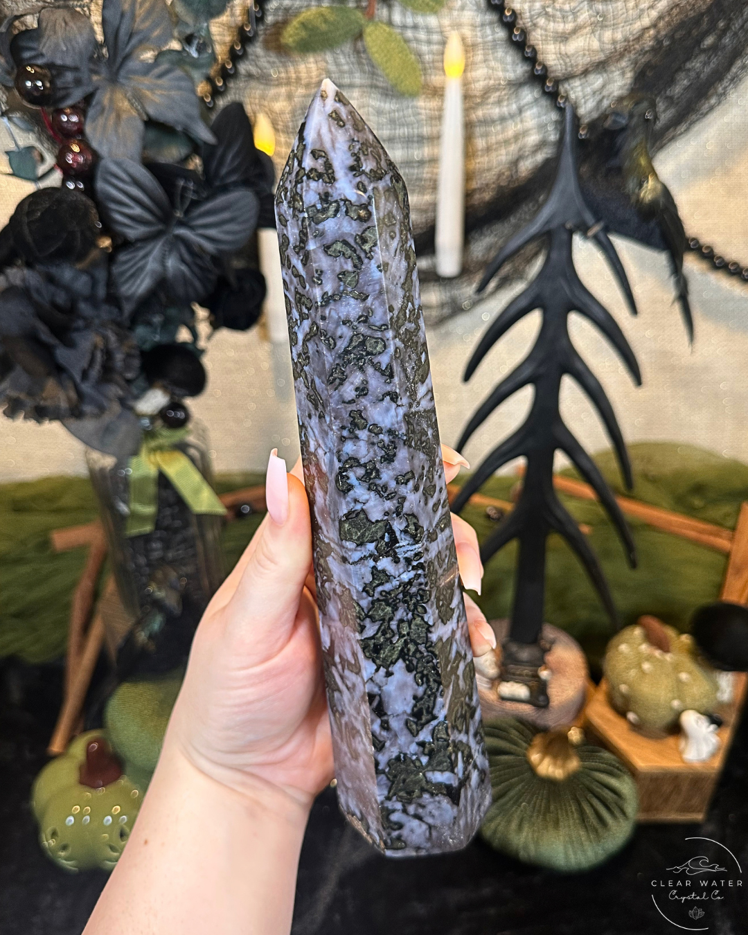 Large Indigo Gabbro Statement Tower | Mexico