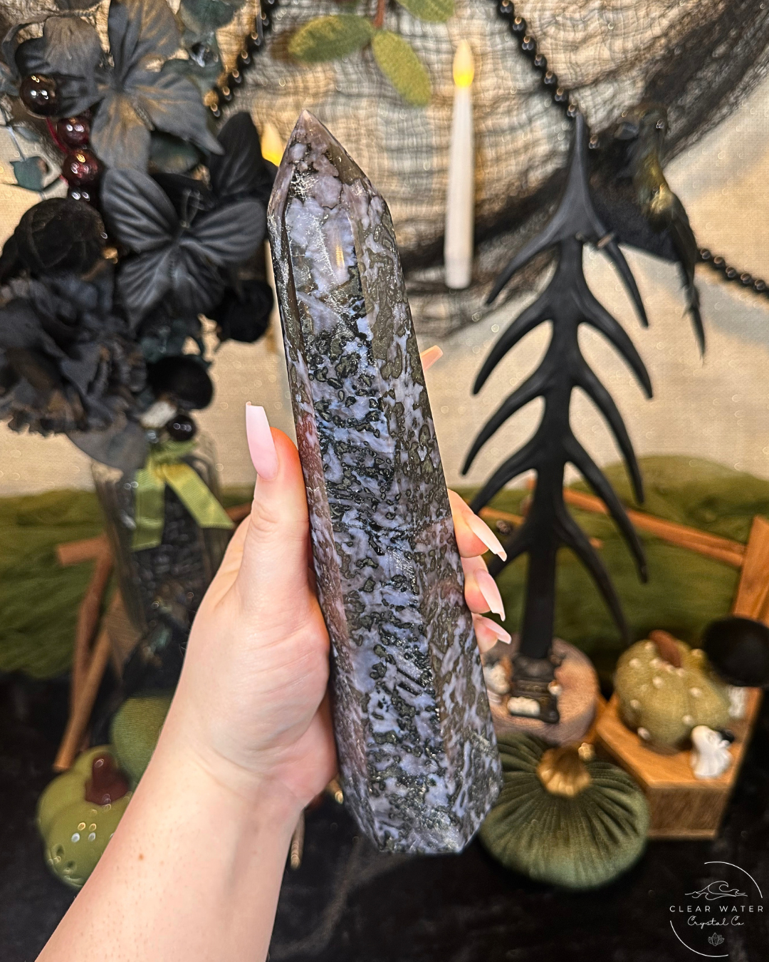 Large Indigo Gabbro Statement Tower | Mexico