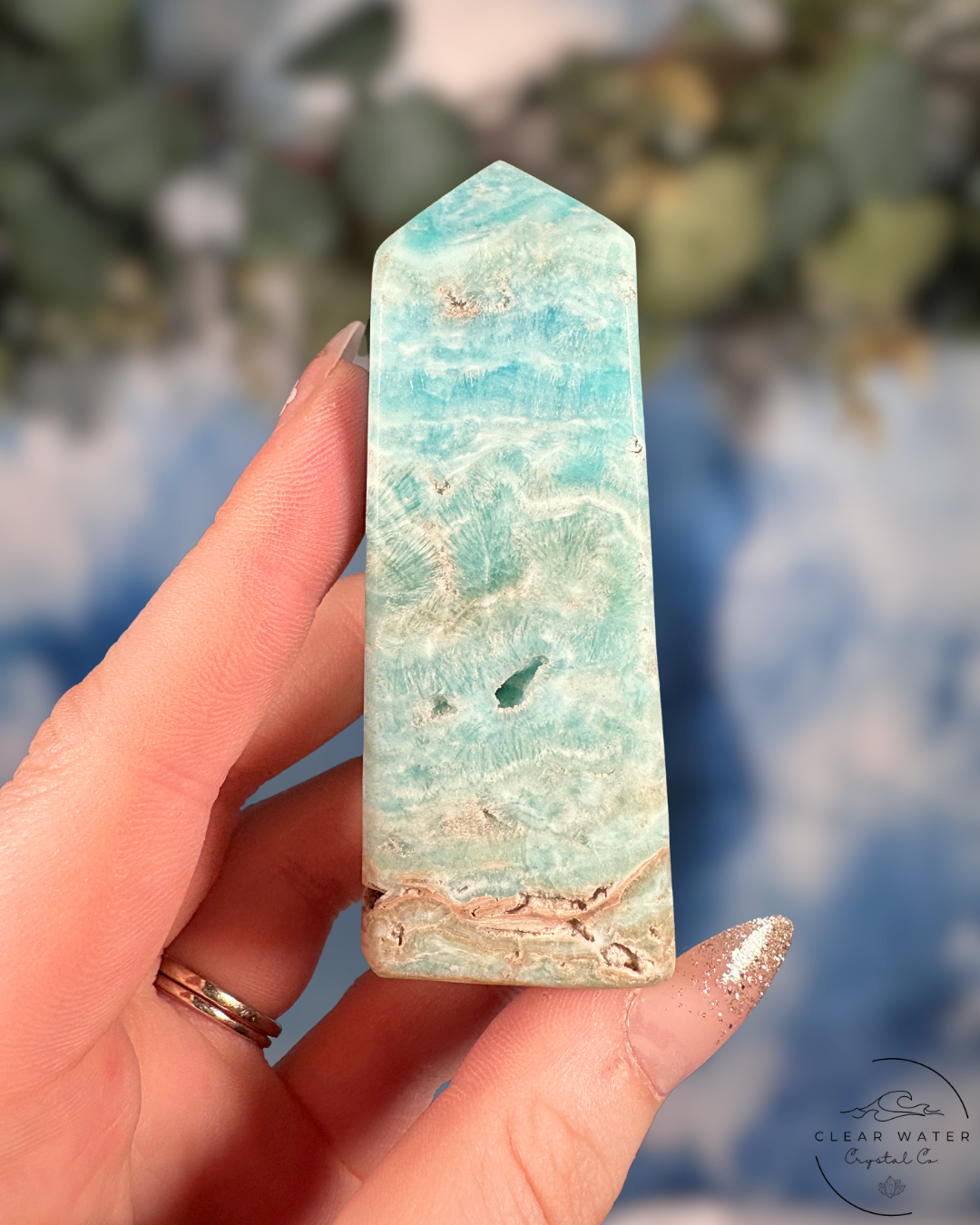 High-Grade Blue Aragonite Towers from Pakistan - Soothing Energy & Enhanced Communication