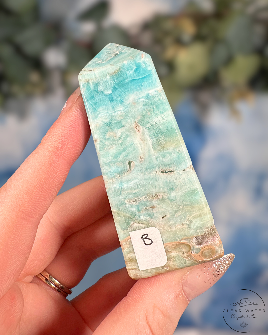 High-Grade Blue Aragonite Towers from Pakistan - Soothing Energy & Enhanced Communication