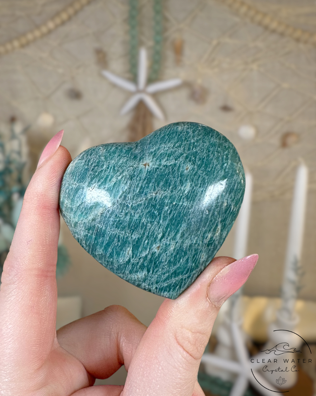 Amazonite Hearts- Madagascar