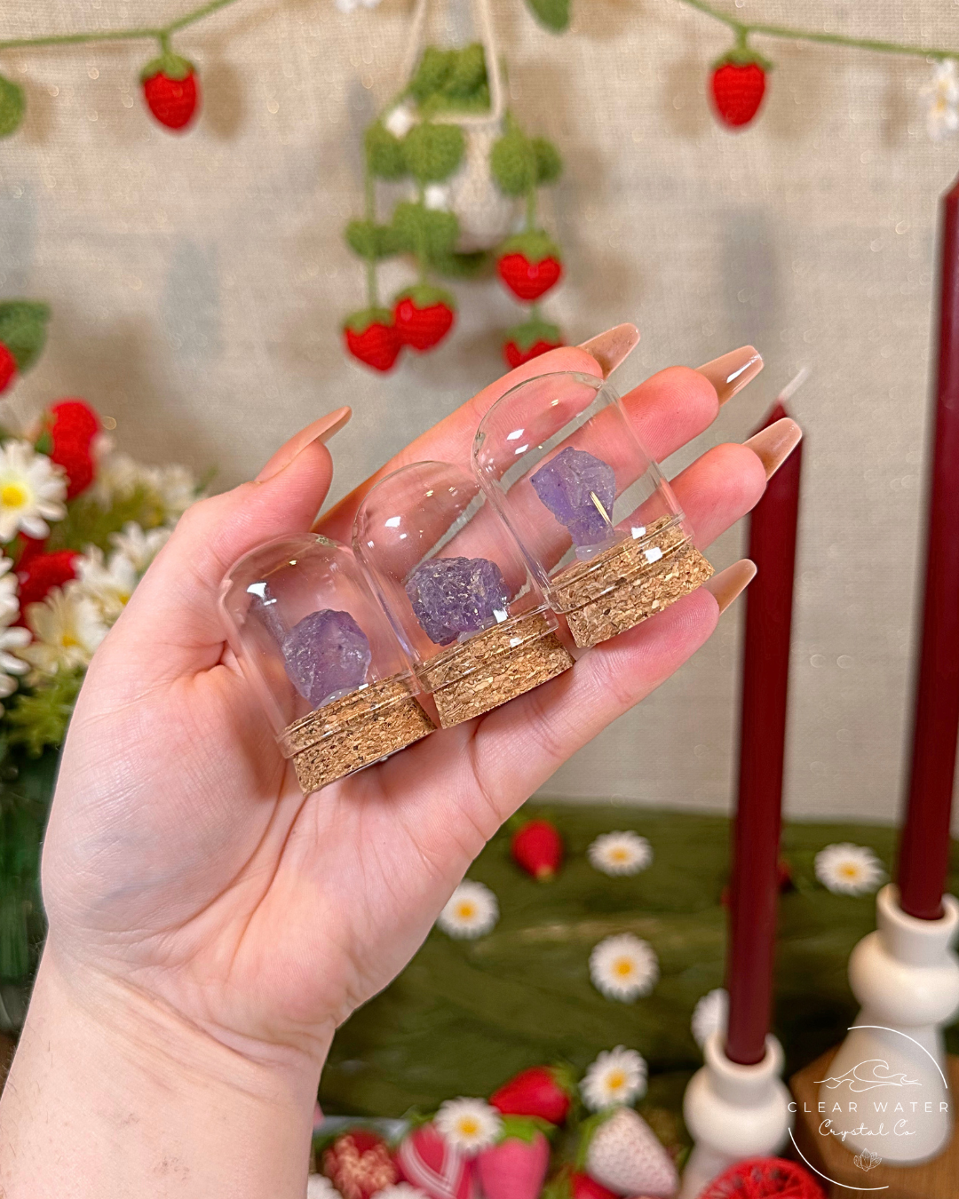 Violet Fluorite Specimen Capsules | Mexico