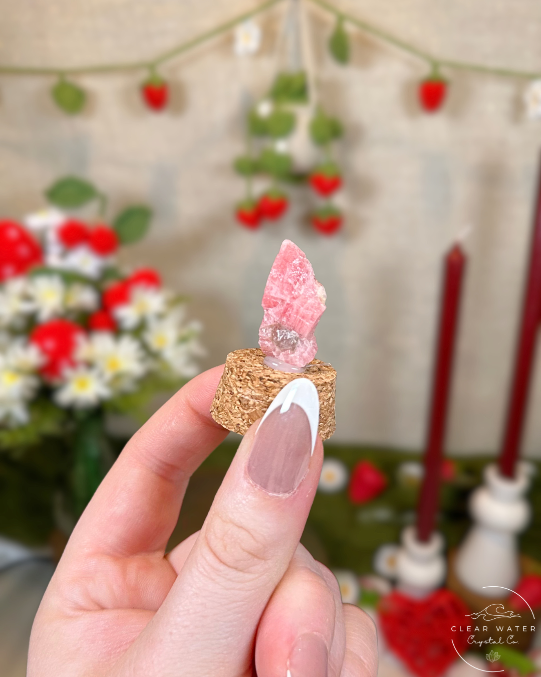 Rhodochrosite Specimen Capsule- Argentina