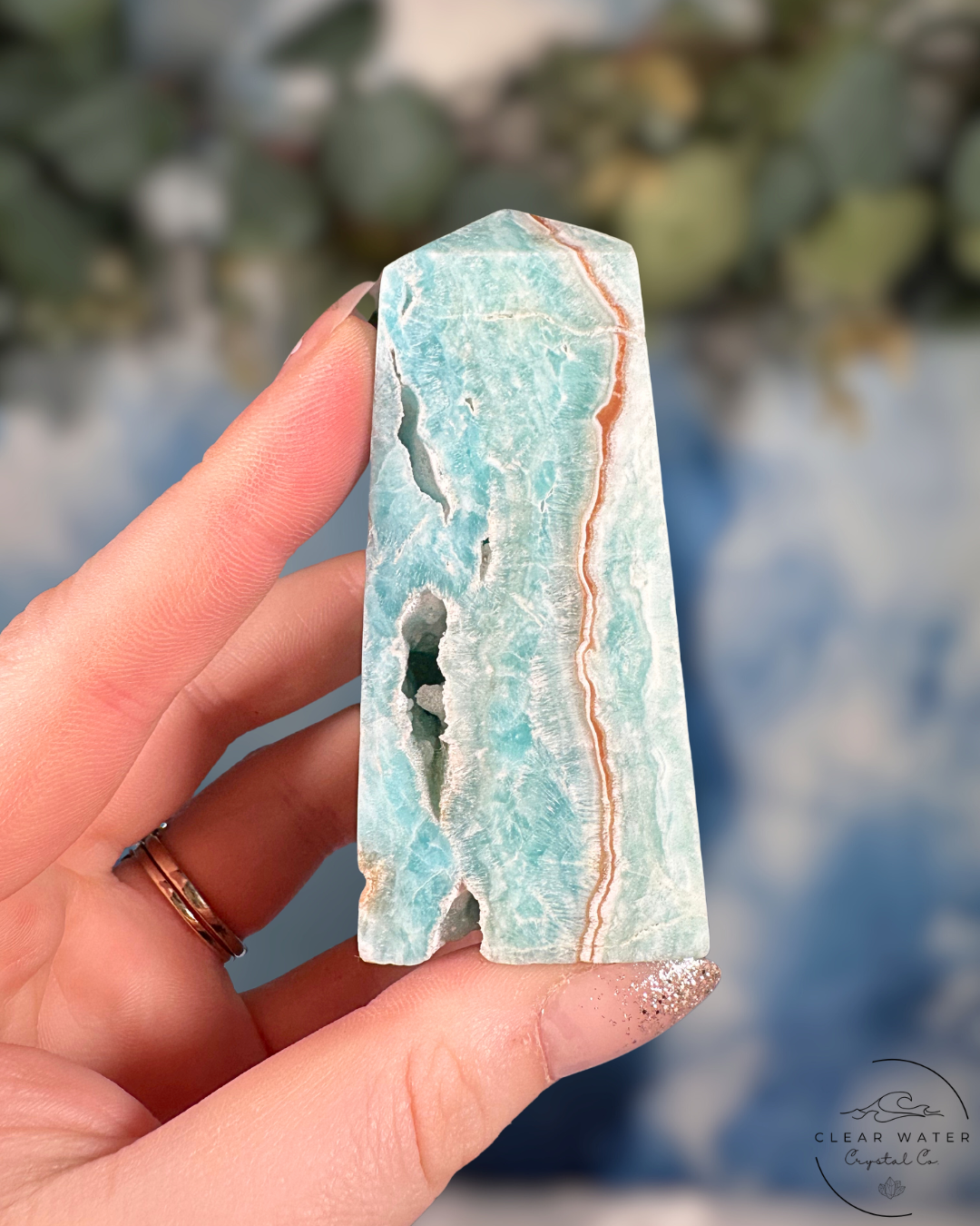 High-Grade Blue Aragonite Towers from Pakistan - Soothing Energy & Enhanced Communication