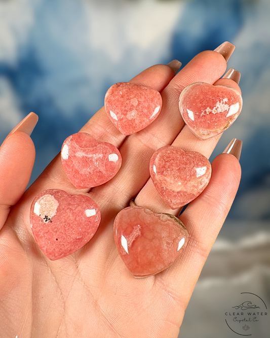 Rhodochrosite Hearts (Argentina)
