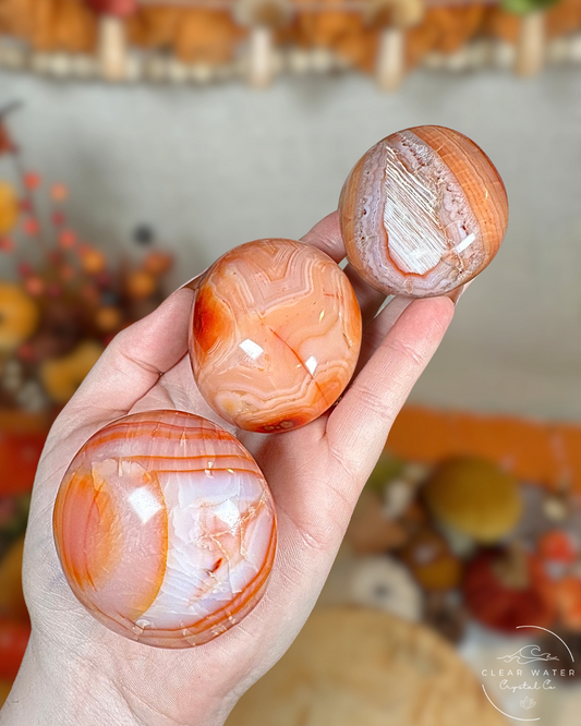 Carnelian Palmstone- Emberstone