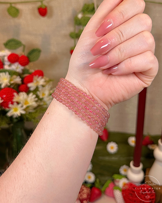 Strawberry Quartz Bracelet