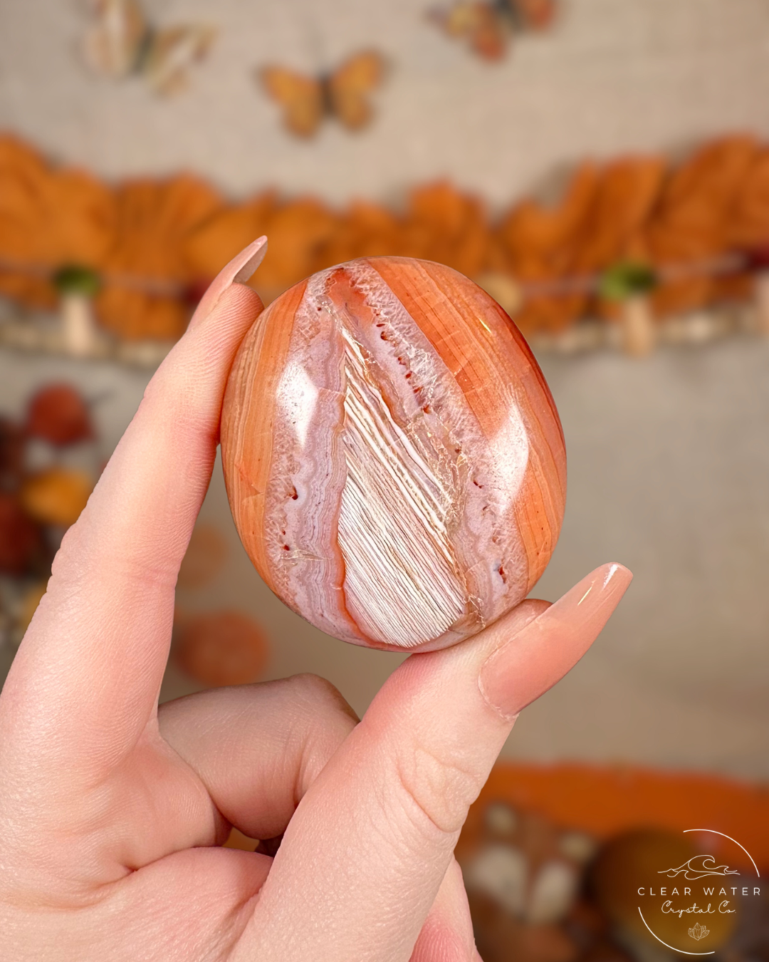 Carnelian Palmstone- Emberstone
