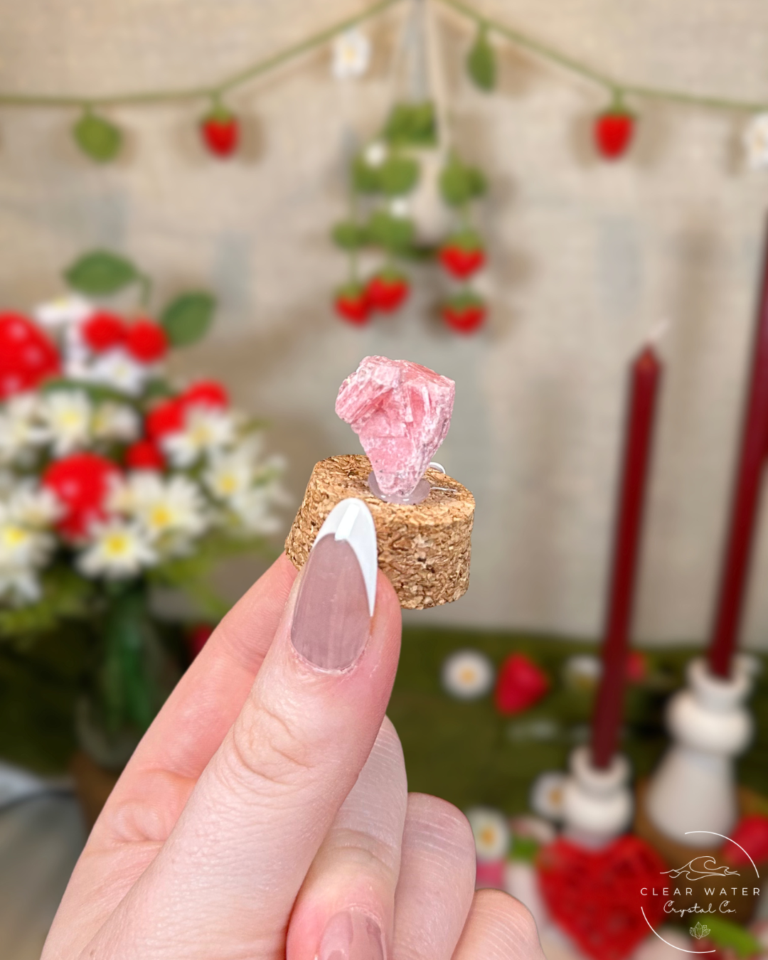 Rhodochrosite Specimen Capsule- Argentina