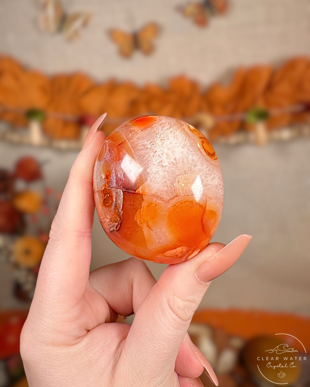 Carnelian Palmstone- Emberstone