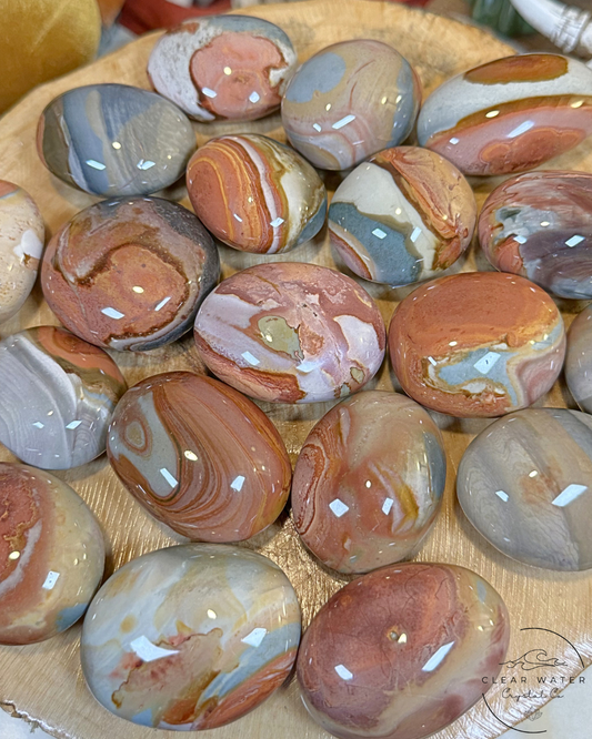 Polychrome Jasper Palmstone- Madagascar