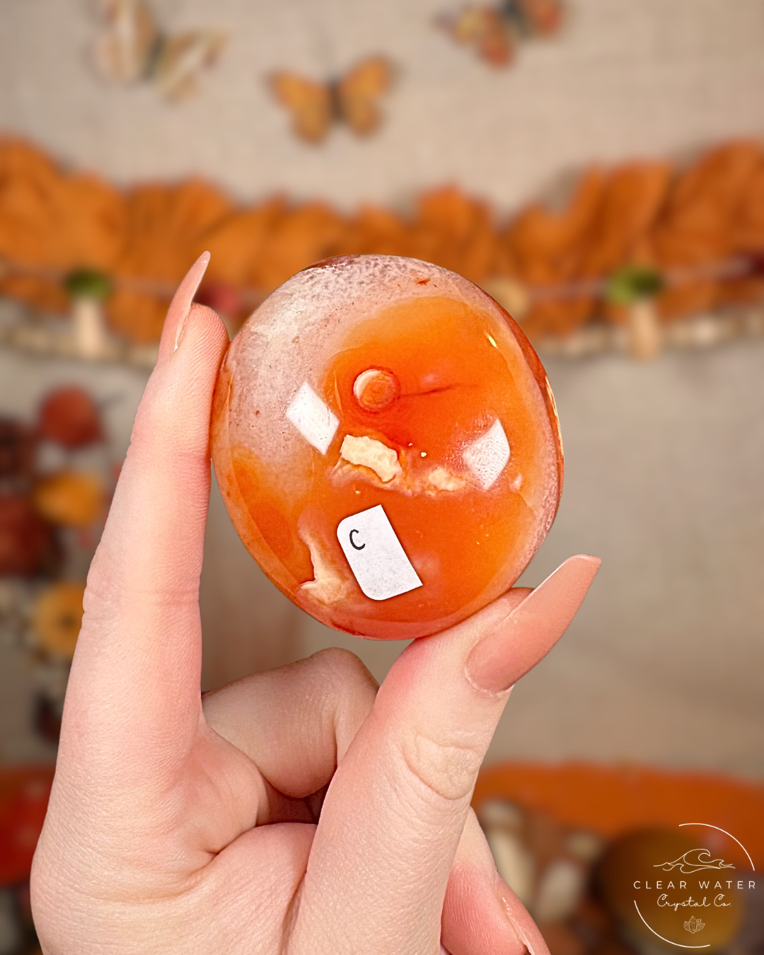 Carnelian Palmstone- Emberstone