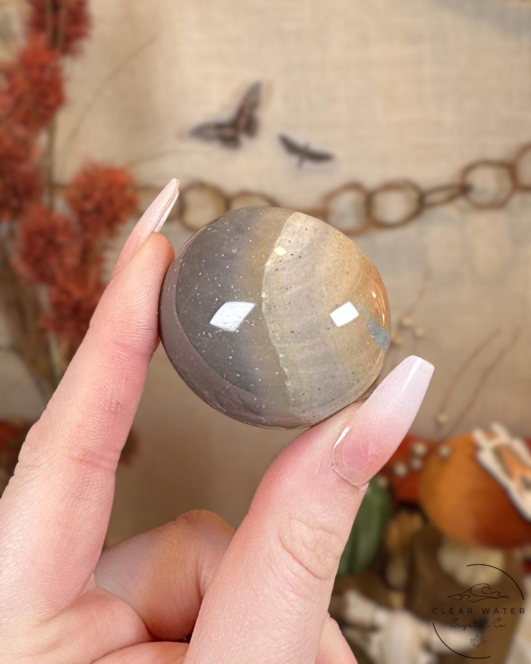Polychrome Jasper Palmstone- Madagascar
