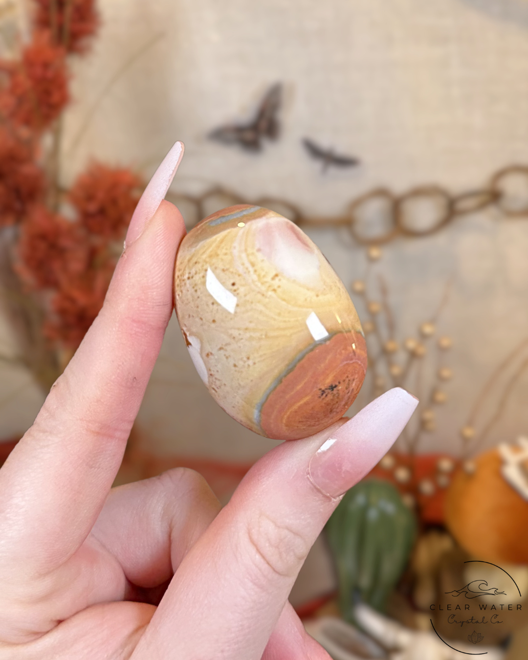 Polychrome Jasper Palmstone- Madagascar