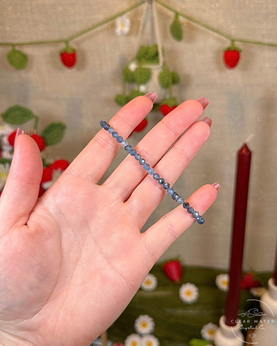 Faceted Devil Aquamarine Bracelet