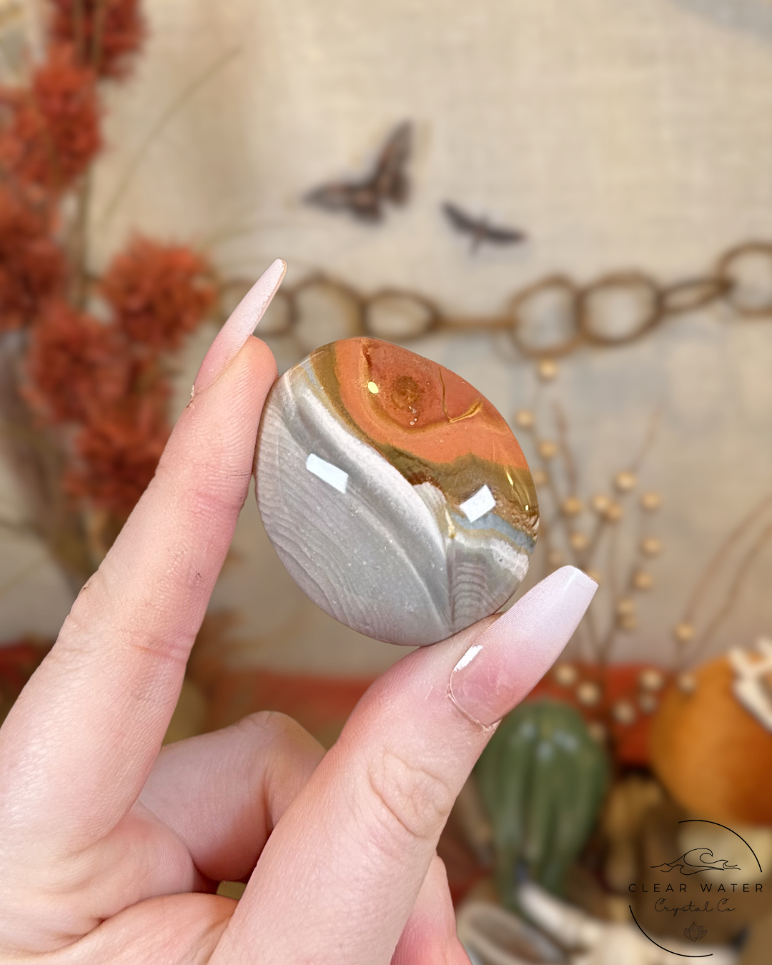 Polychrome Jasper Palmstone- Madagascar